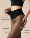 Sheer Illusion Fleece-Lined Tights