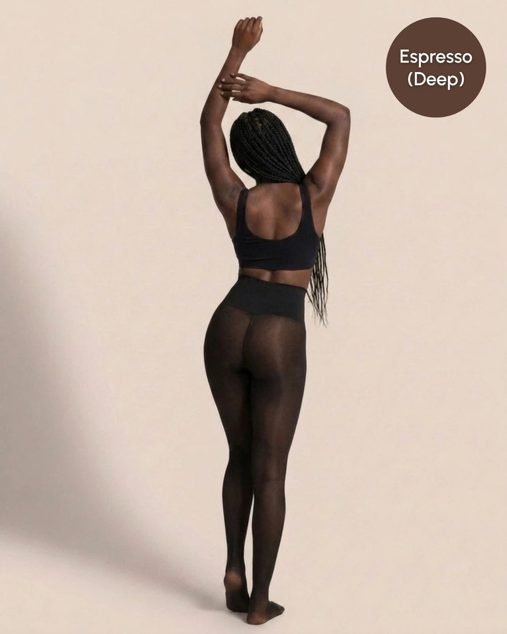 Sheer Illusion Fleece-Lined Tights