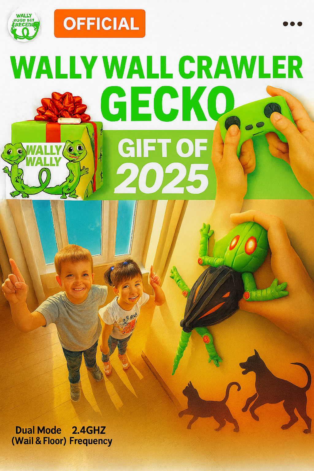 Wally™ – The Wall Climbing Gecko