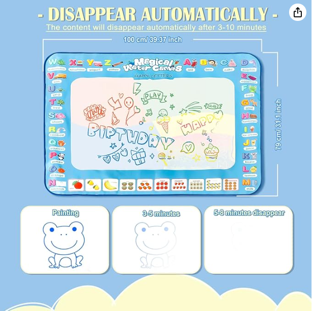 Magic Water Canvas Pad