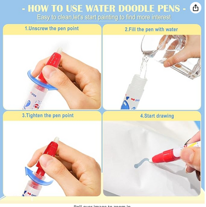 Magic Water Canvas Pad