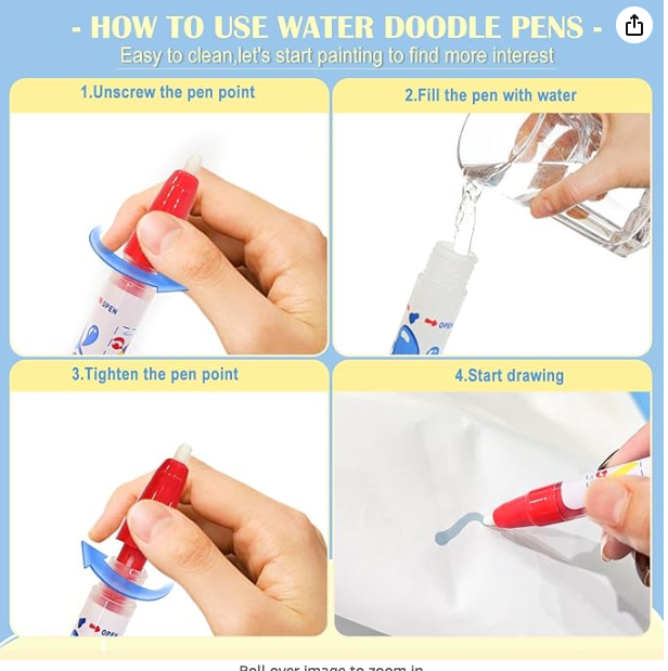 Magic Water Canvas Pad