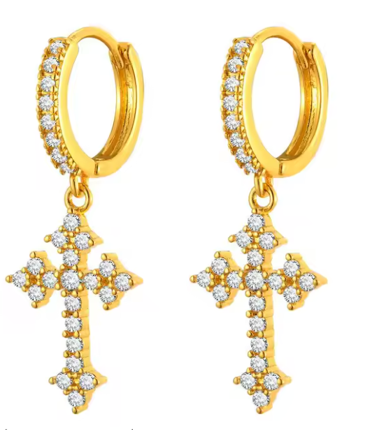 Cross Earrings.