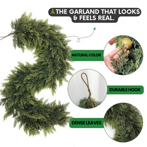 Premium Holiday Cedar Garland