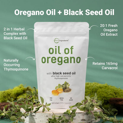 Oregano + Black Seed Wellness Capsules