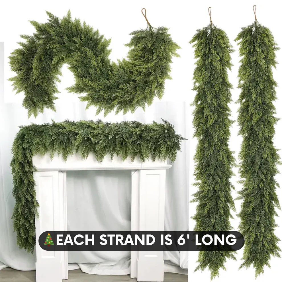 Premium Holiday Cedar Garland