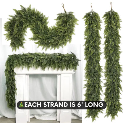 Premium Holiday Cedar Garland