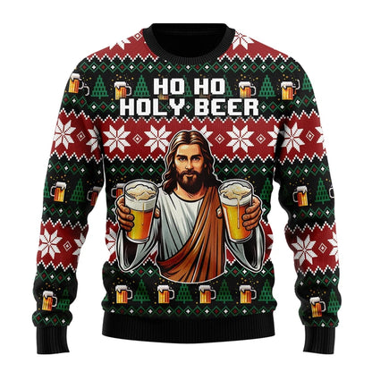 Festive Fun Beer Ugly Sweater