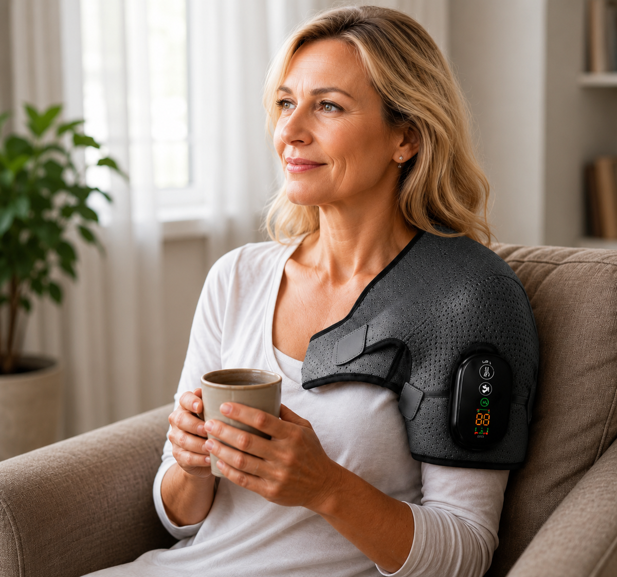 Heat + Massage Relief for Sore Shoulders