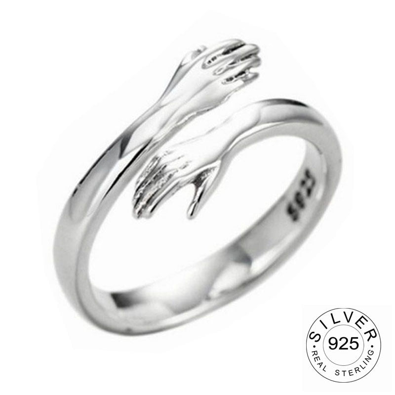 Hug Ring (Sterling Silver)