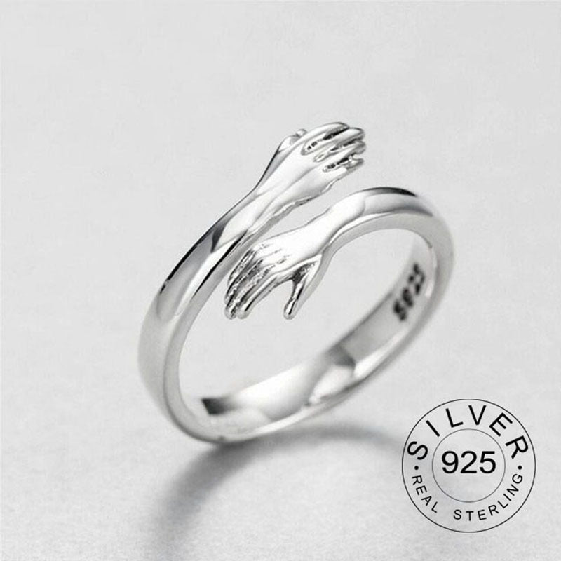 Hug Ring (Sterling Silver)